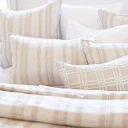 sequin grid decorative pillow