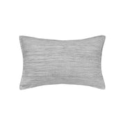woven grey decorative pillow