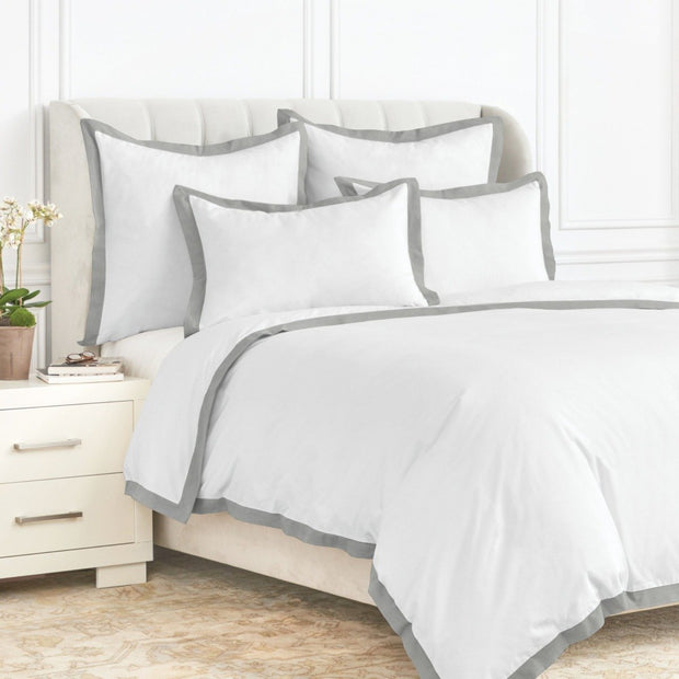 white and gray digby duvet cover