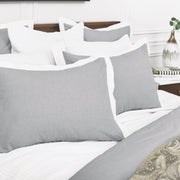 gray and white digby duvet cover