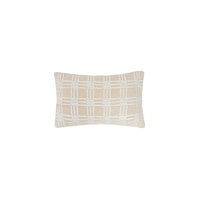 sequin grid decorative pillow